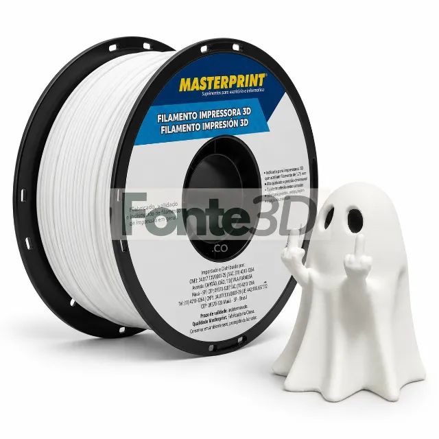 Filamento Petg Branco - 1 Kg Masterprint