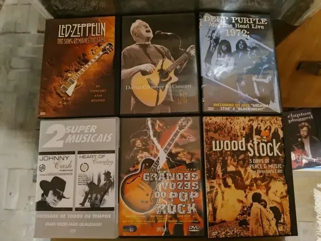 COLETÂNEA DE DVDS DEEP PURPLE LED ZEPPELIN E VARIOS OUTROS - Foto 2