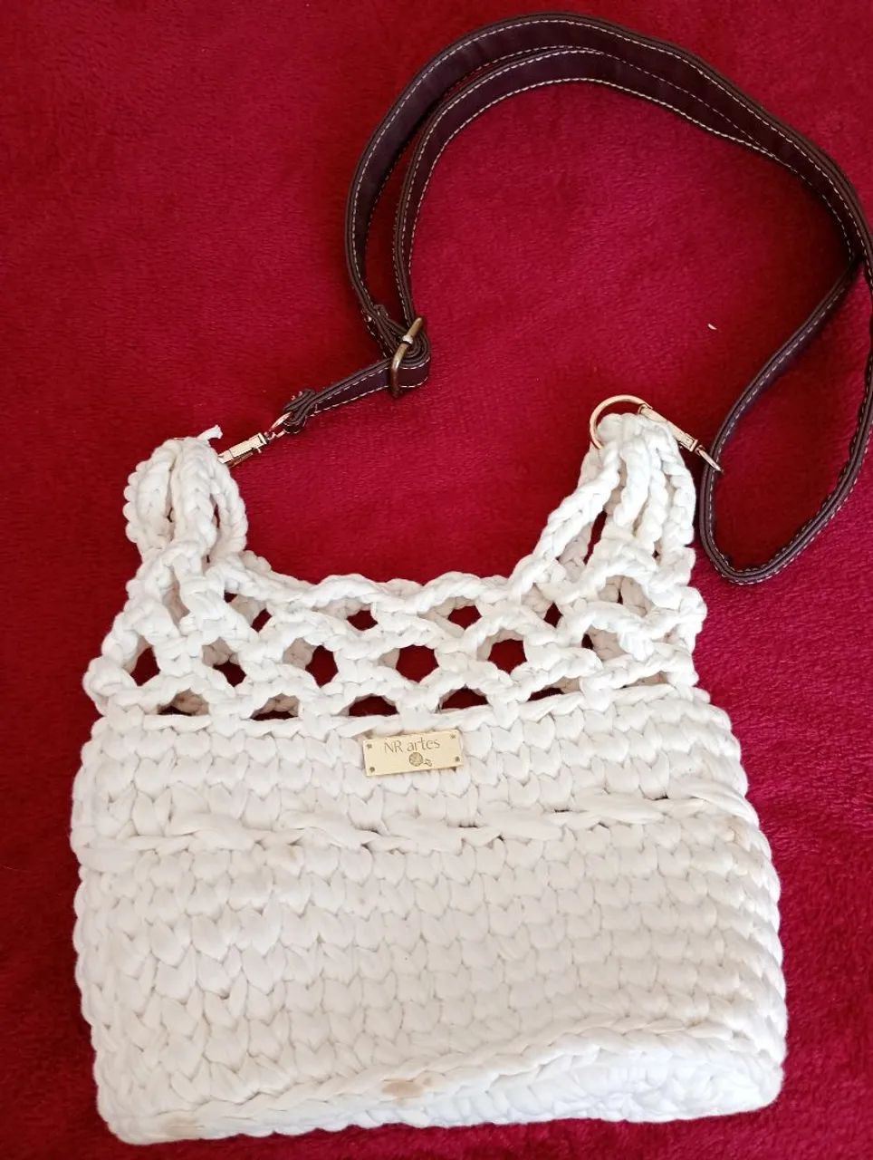 Bolsa de crochê chimarrão/praia/dia a d