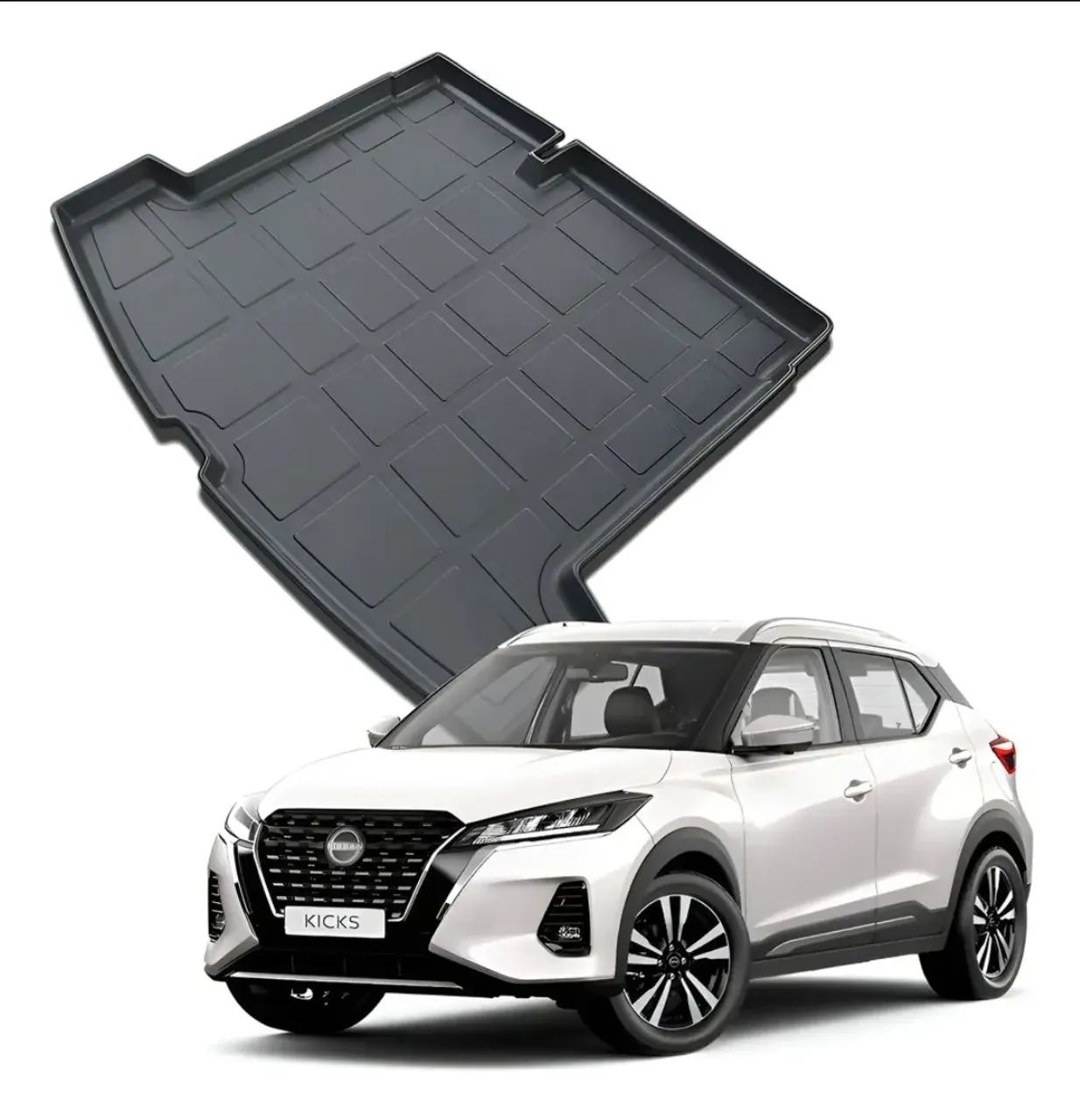 Tapete Porta Malas Nissan Kicks 2023 a 2025 Borda Alta - Peças