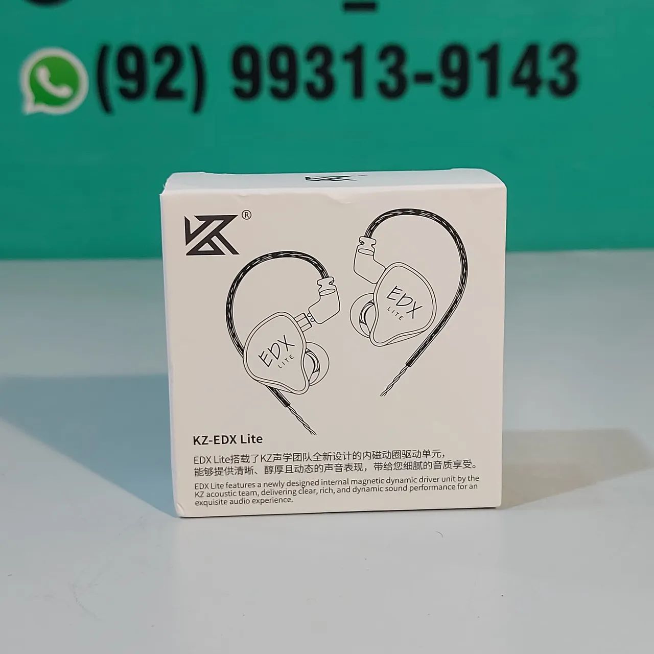 Fone de ouvido KZ edx Lite com mic - Foto 4