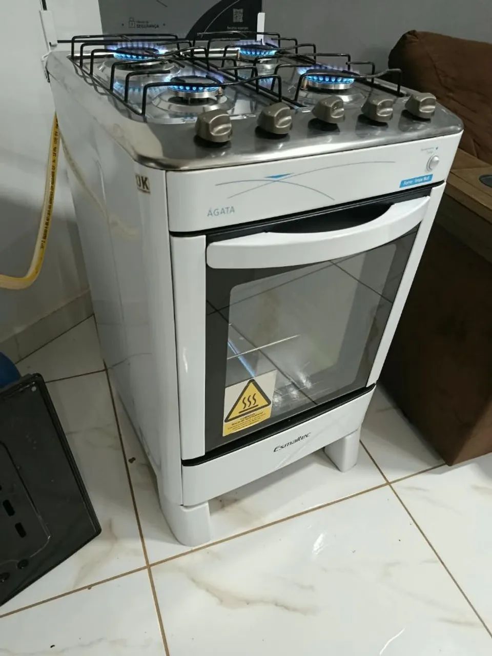 Fogao esmaltec acedimento automatico funciona perfeitamente - Foto 2