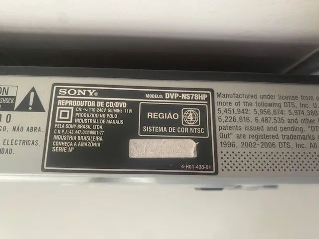 DVD SONY DVP NS78HP (USADO) - Foto 5