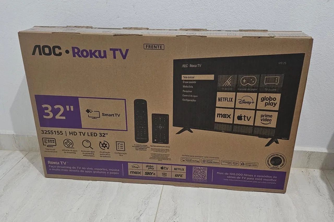 Smart TV LED 32'' HD AOC - Foto 5