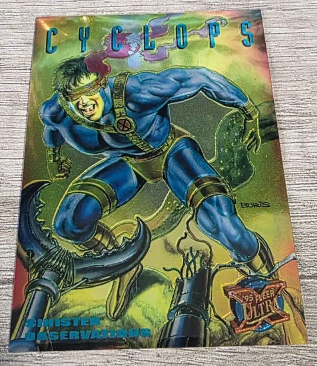 CARD SINISTER OBSERVATION - COLEÇÃO XMEN FLEER ULTRA 1995