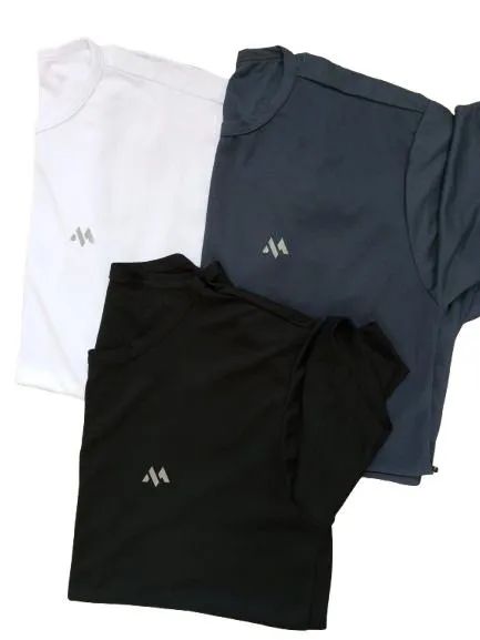 Conjunto 8 (oito) camisas lisas COR dryfit sports UNISSEX - Foto 2
