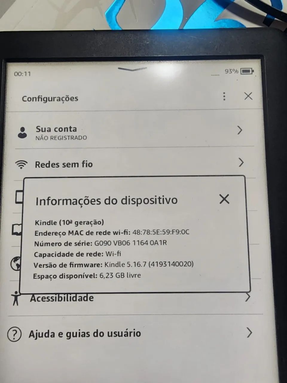 KINDLE 10 GERAÇÃO