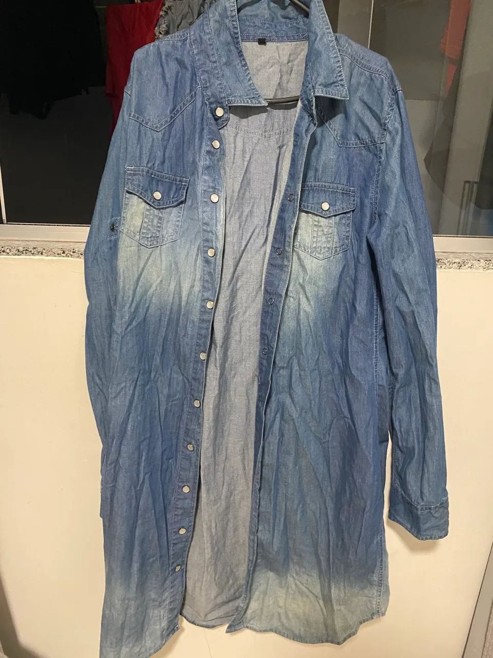 Vestido/Camisa Jeans - Foto 2