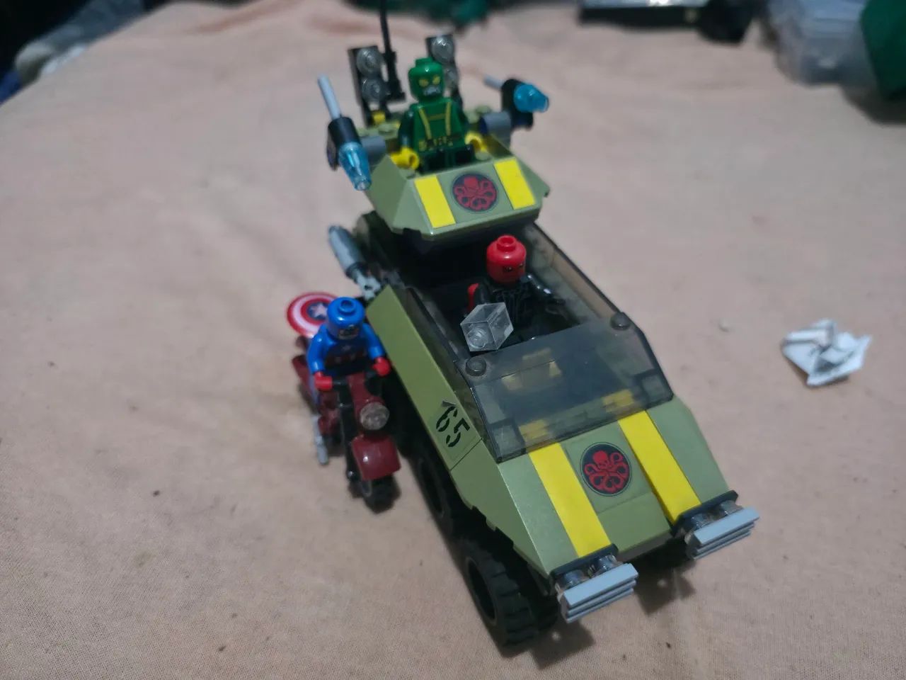 Lego marvel capitão contra hydra