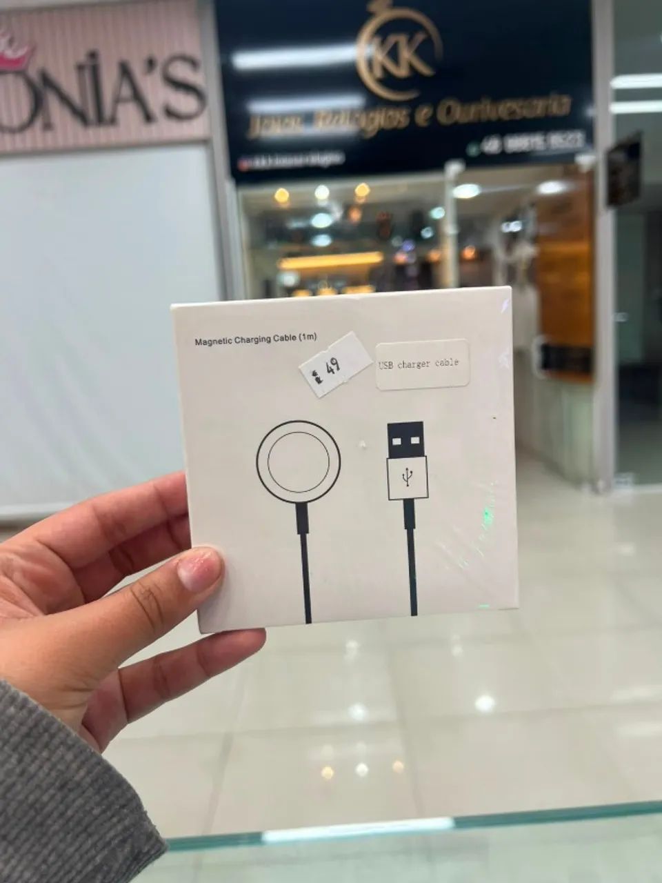 CARREGADOR POR INDUÇÃO APPLE RELOGIO