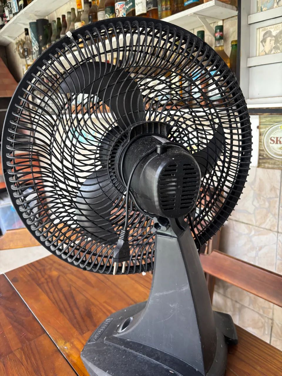 Ventilador Mallory 40cm Preto - Funcionando Perfeito - Foto 5