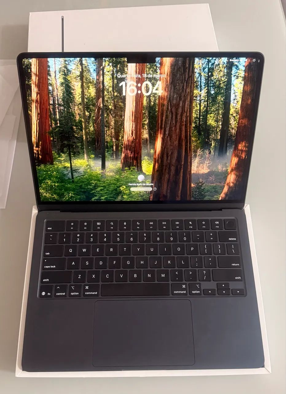 MacBook Air M4 2025 16GB 256GB Grafite IMPECÁVEL - Notebooks