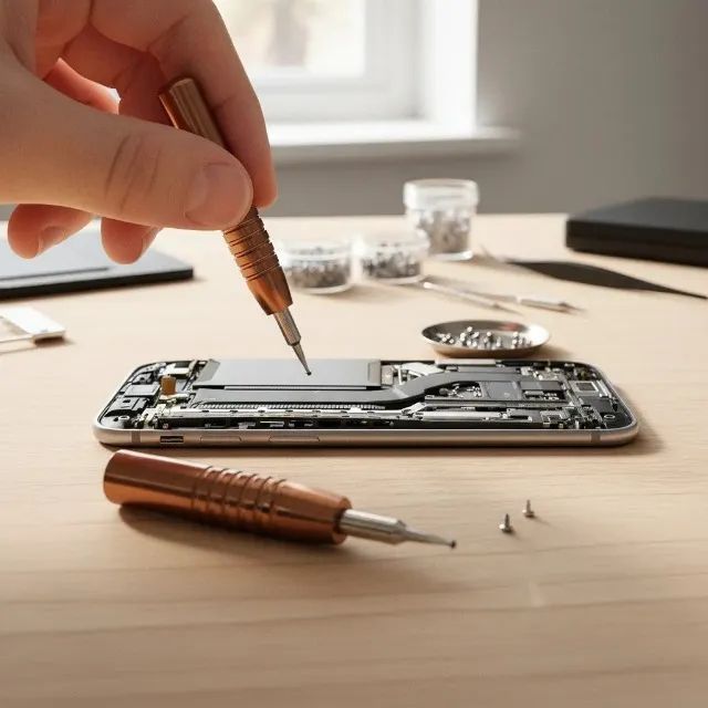 Kit Chave Precisão Com Capa Para Abrir Iphone Macbook iMac 24x1 Aço - Foto 4