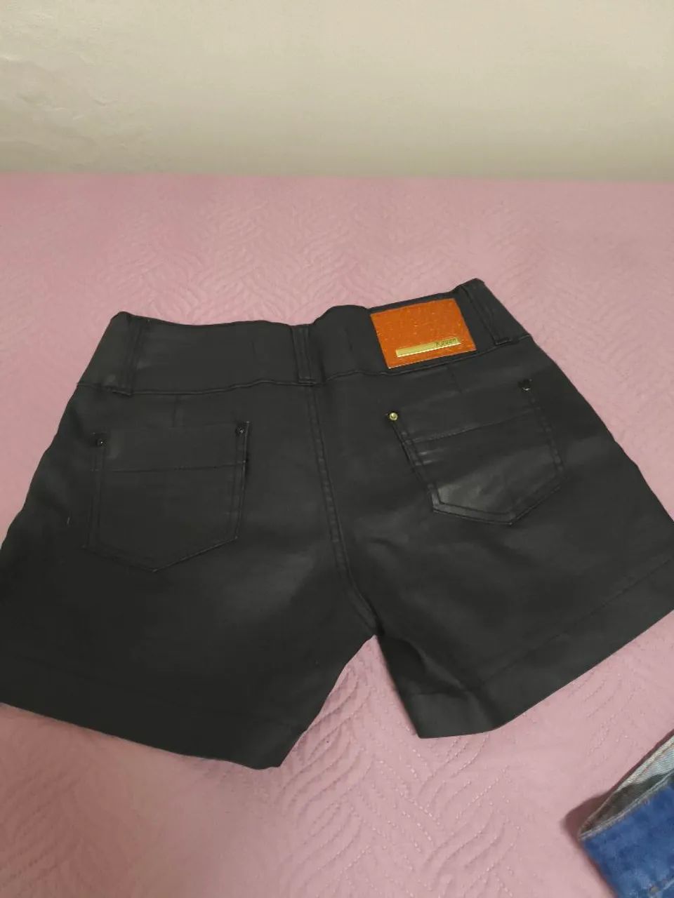 Short balada! Jeans brilhoso - Foto 4