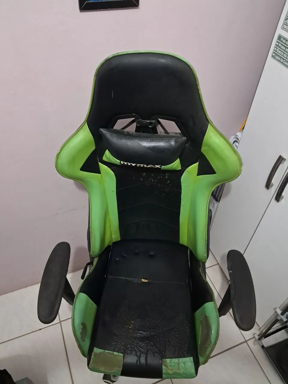 Cadeira Gamer reclinavel usada - Foto 4