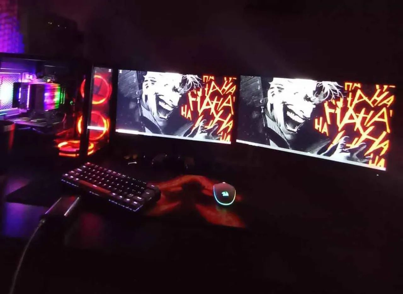 PC Gamer Completo Pronto para Jogar + Mesa e Periféricos