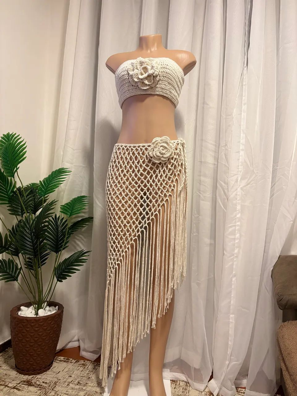 Conjunto de crochê 