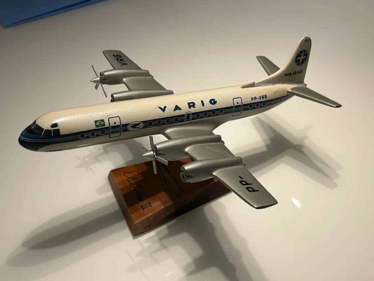 Maquete antiga Electra Varig 