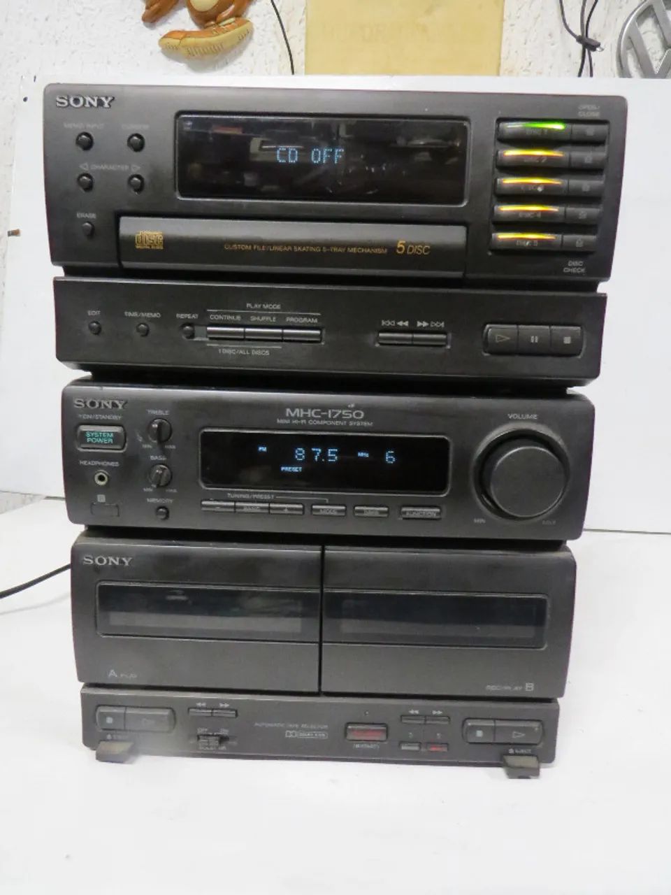 aparelho de som sony hst-h1750 japan - Aparelhos de Som - Jardim