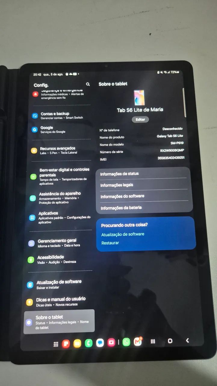 Tablet Samsung S6 lite  - Foto 3