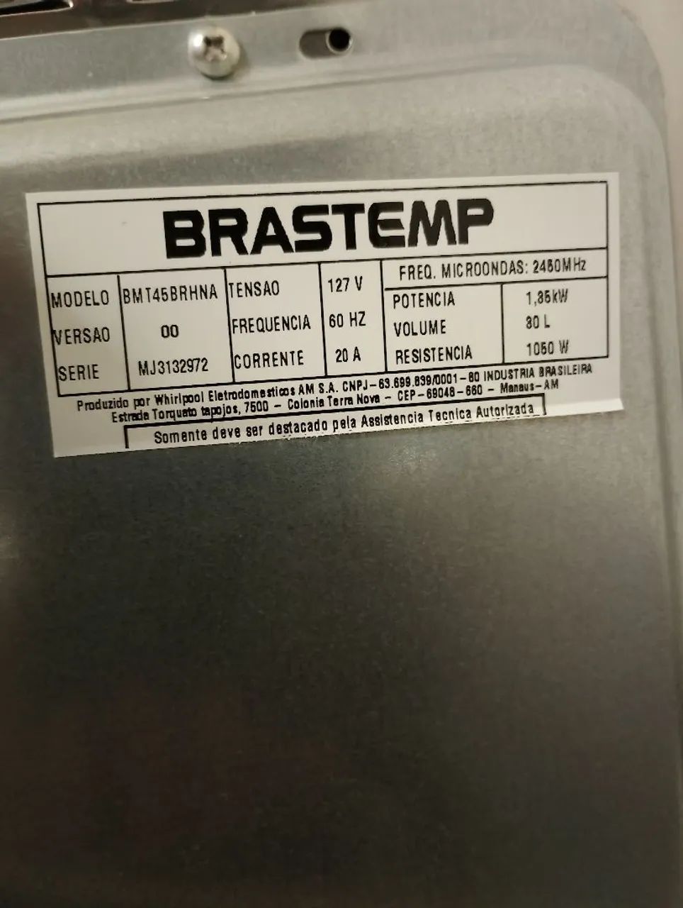 Microondas Brastemp 30 litros com grill - Foto 3