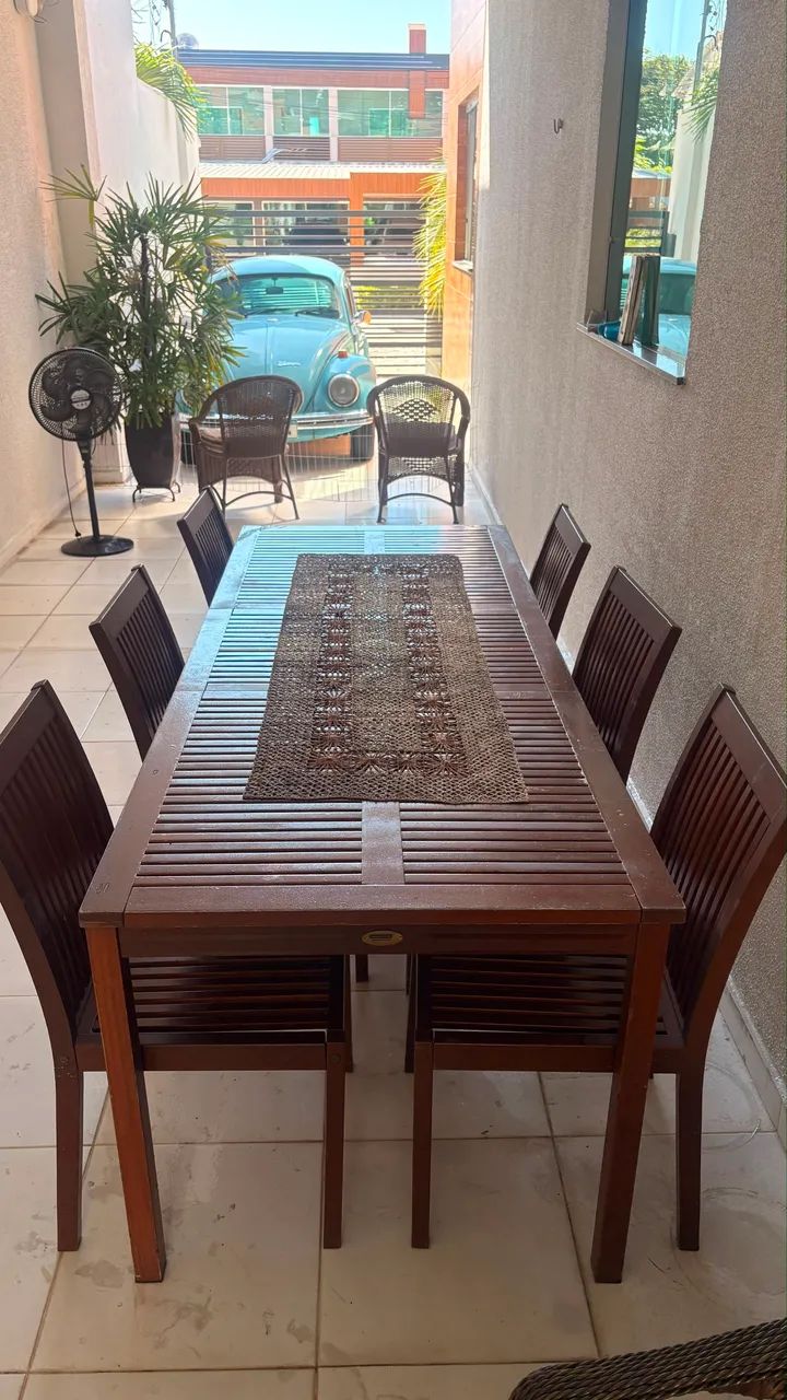 Mesa jatobá Tramontina