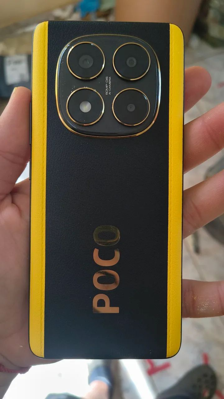 Celular  poco X7 com 12gb ram e 512gb memória preto - Foto 2