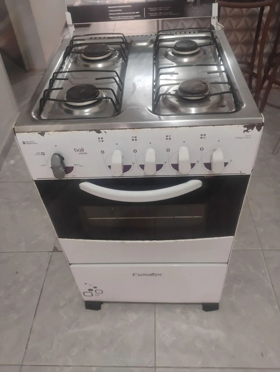 Fogão 4 bocas com entrega 