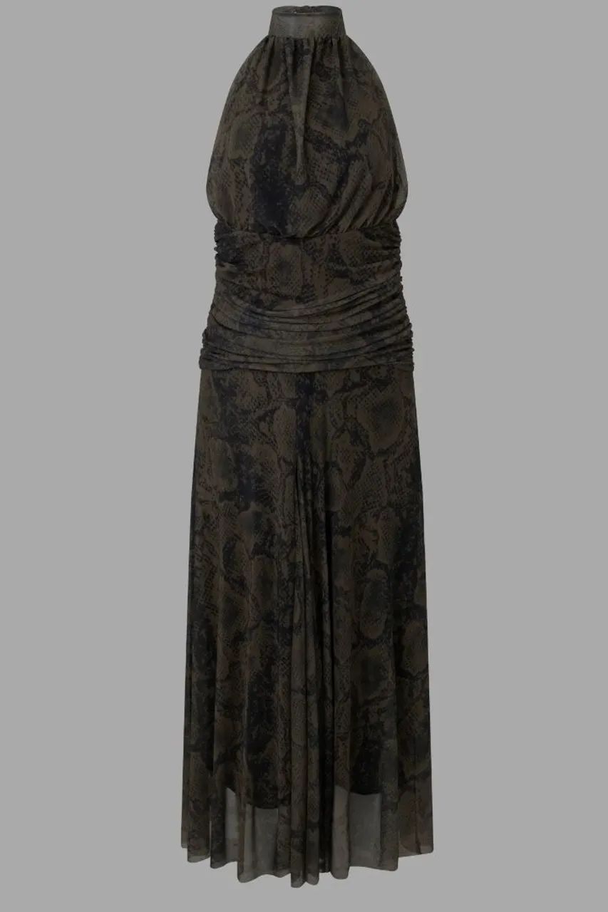 Vestido estampado animal print, modelo sofisticado e elegante. - Foto 5