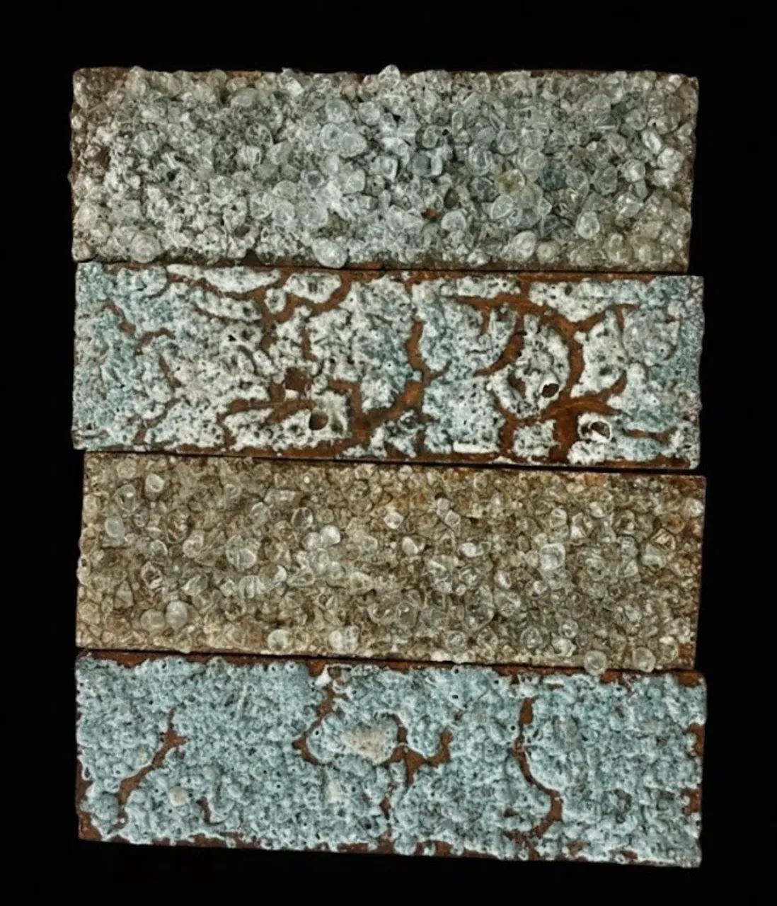 TIJOLINHO DE VIDRO - ARTE, TEXTURA E BRILHO ARTESANAL! - Foto 2