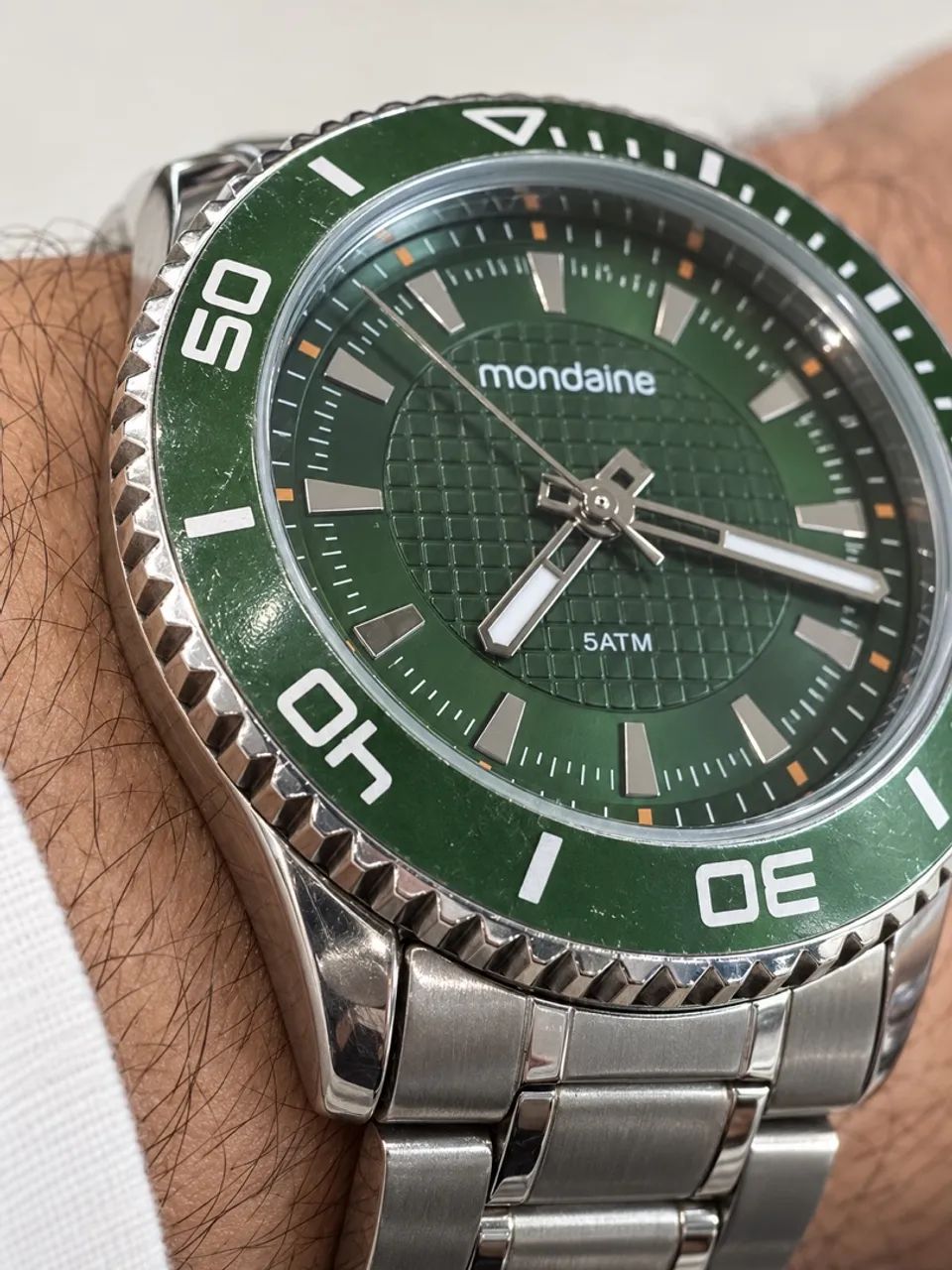 RELOGIO MONDAINE MOSTRADOR VERDE - Foto 3