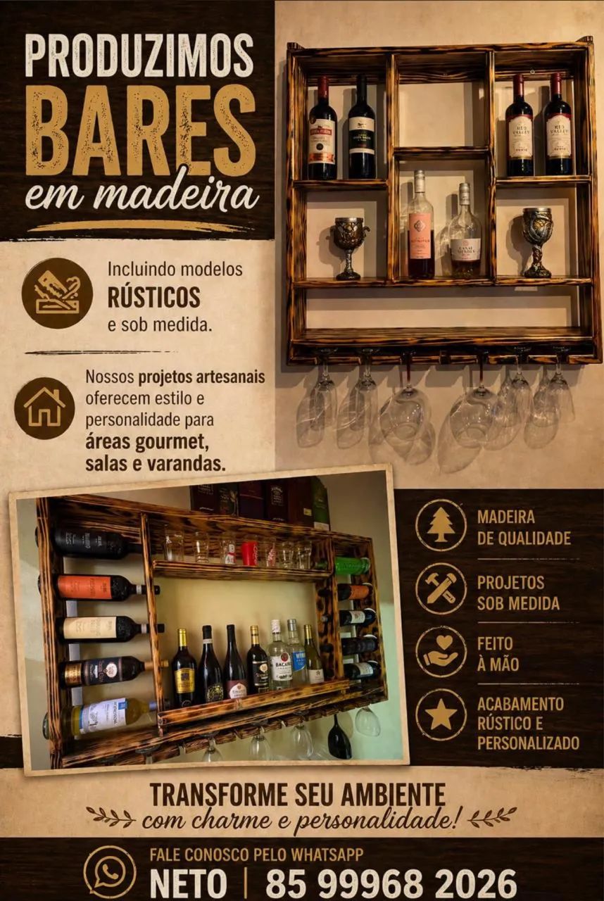 Bares em madeira 
