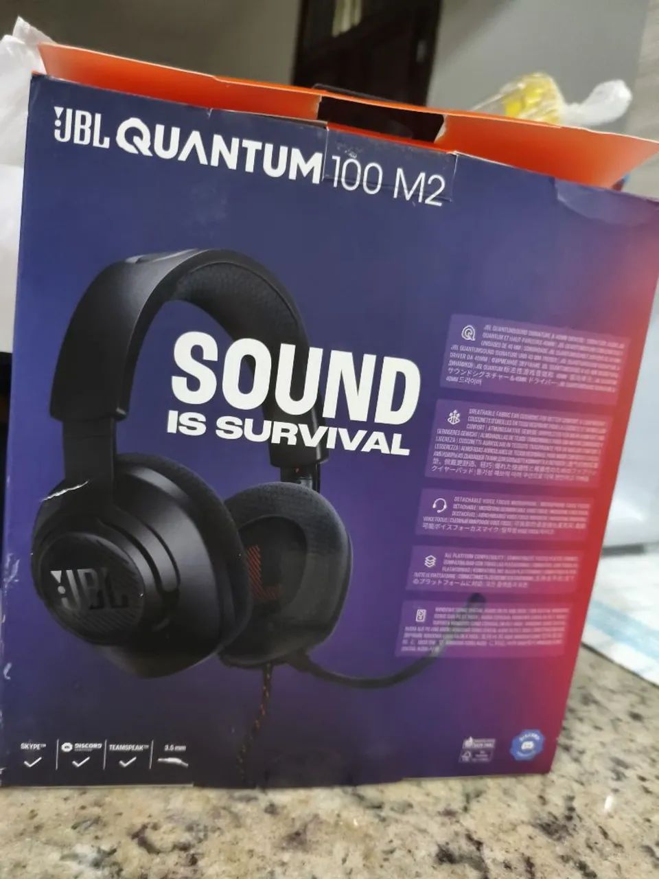 Fone de ouvido headset Jbl Quantum 100 m2  - Foto 3