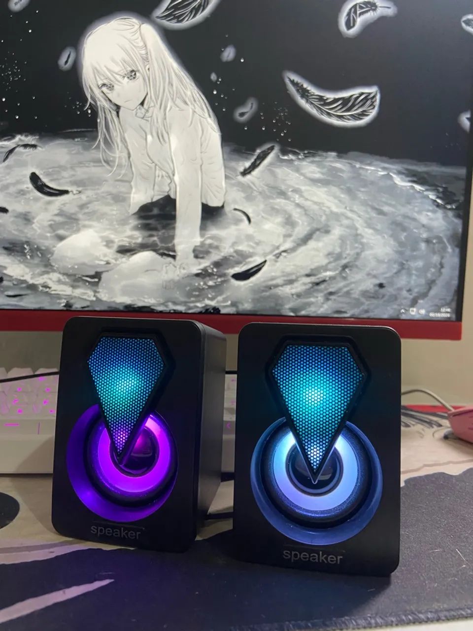 Caixa de Som Gamer RGB para PC  - Foto 2
