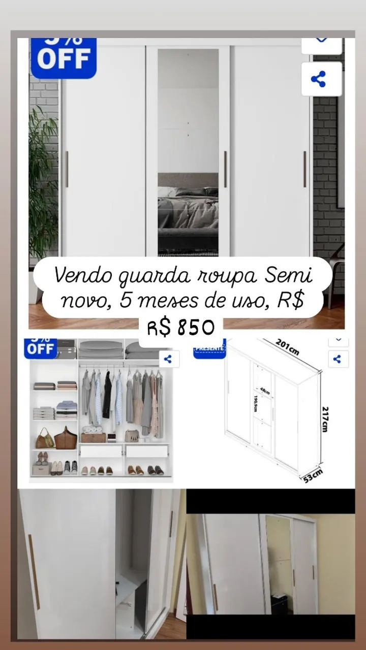 Guarda roupa  - Foto 2