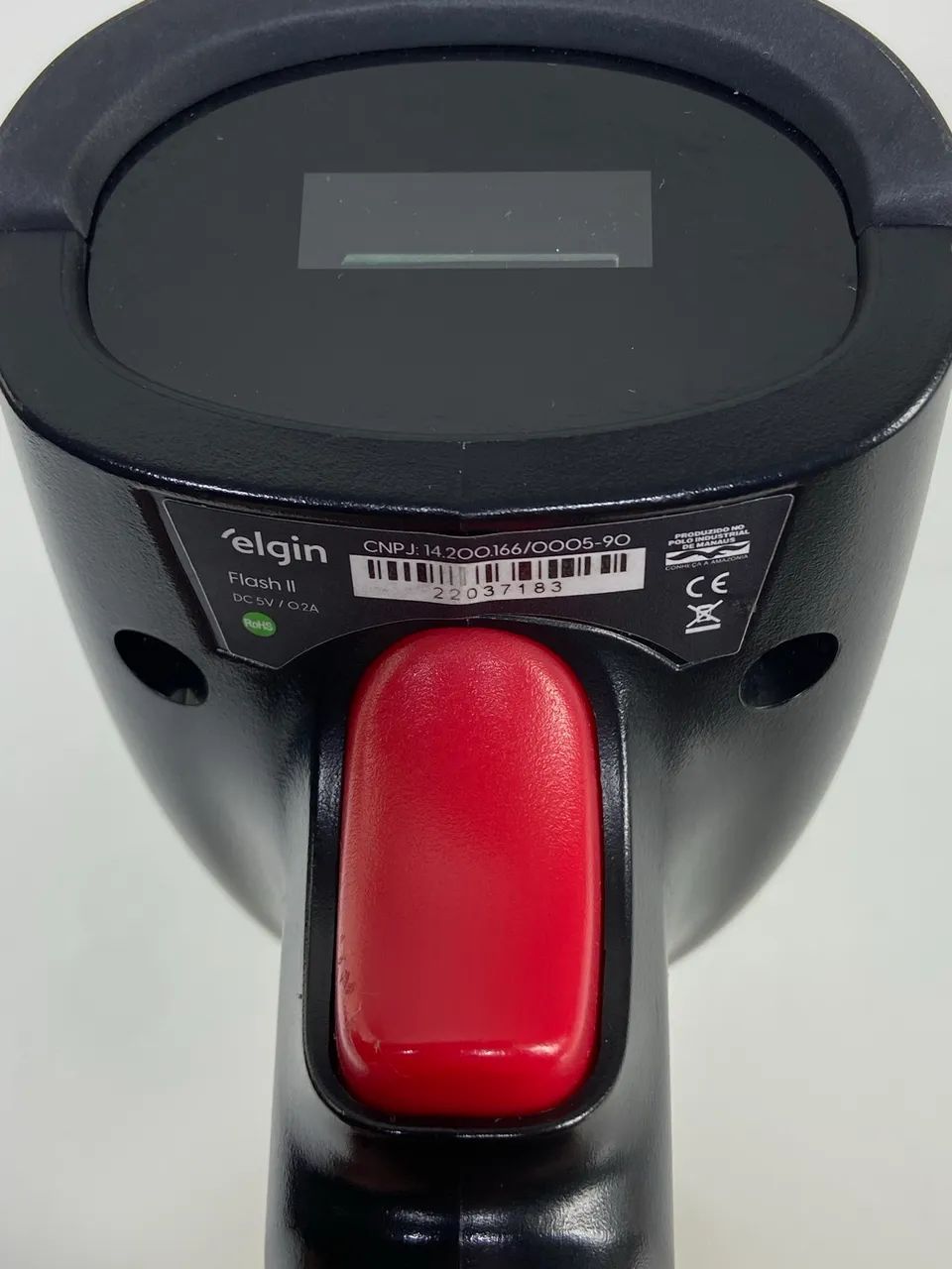 Leitor De Código De Barras Elgin Bematech Flash II 1d Usb  5v Preto Usb - Foto 3