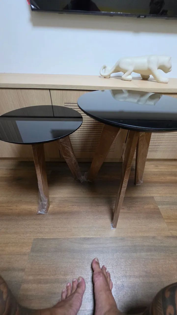 MESA DE CENTRO NOVAS NO PLÁSTICO  - Foto 3