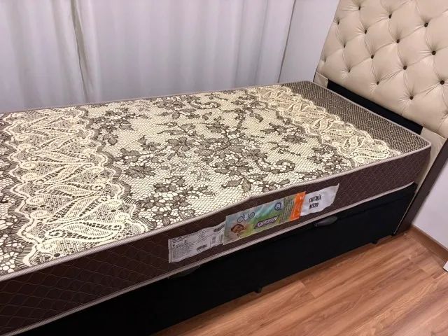 Cama solteiro, bau, com cabeceira - Foto 3