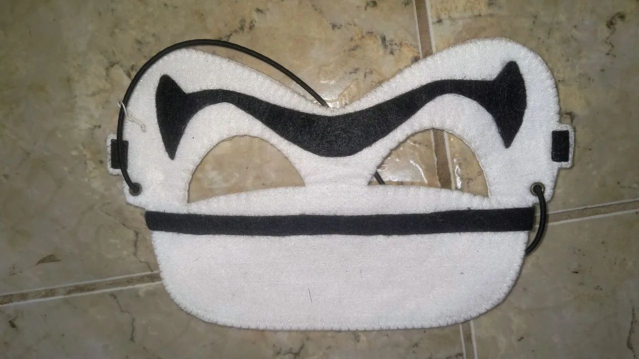 Máscara em feltro Capacete Stormtroopers