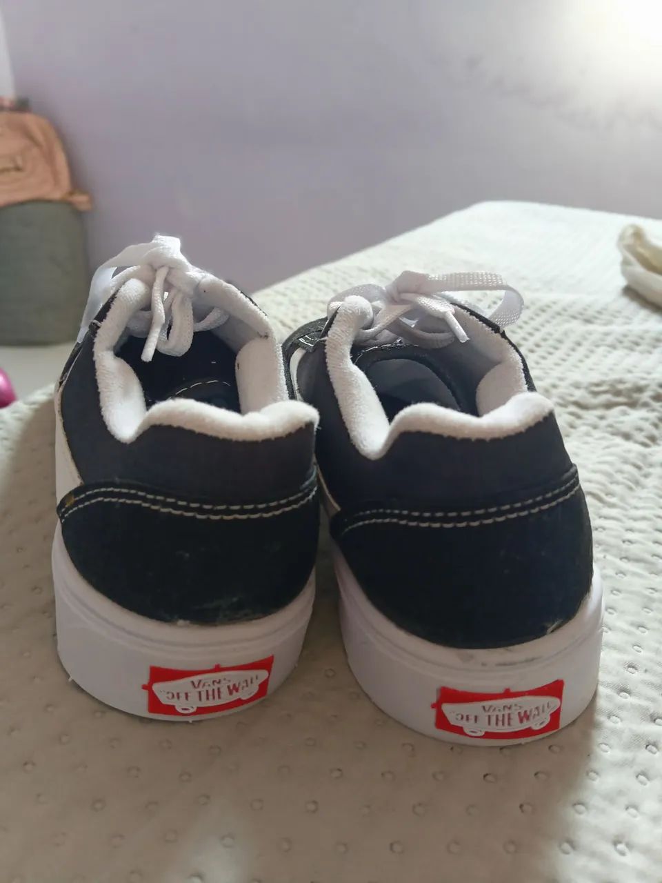 Tênis Preto e Branco em Perfeito Estado - Foto 3