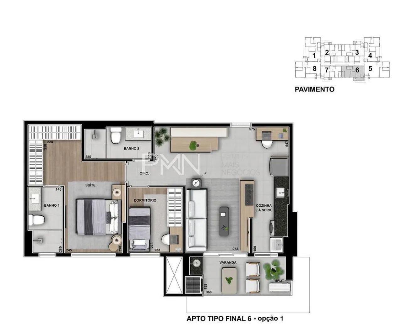 Apartamento à venda Chácara da Barra, com 2 quartos, com 96 m², Tay - Foto 2