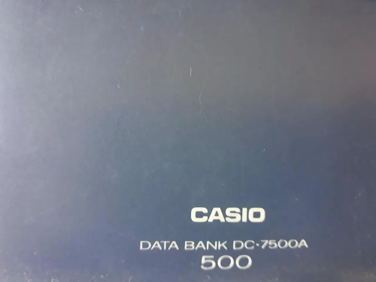 CASSIO DATA BANK modelo ( Dc-7500A)