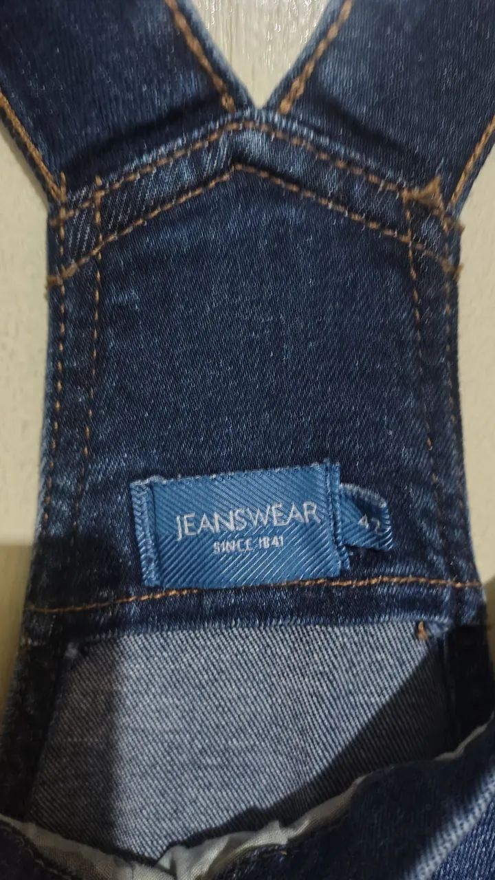 Macacão Jeans tamanho tamanho 42 - Foto 4
