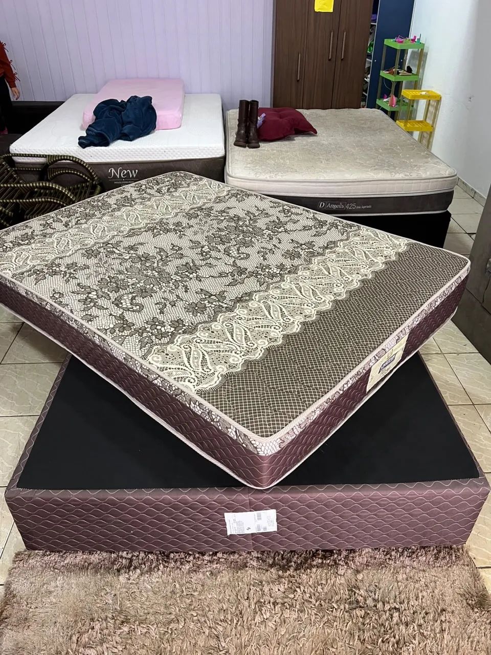 Cama BOX de Casal Em Ótimo Estado - Entrega Grátis  - Foto 2
