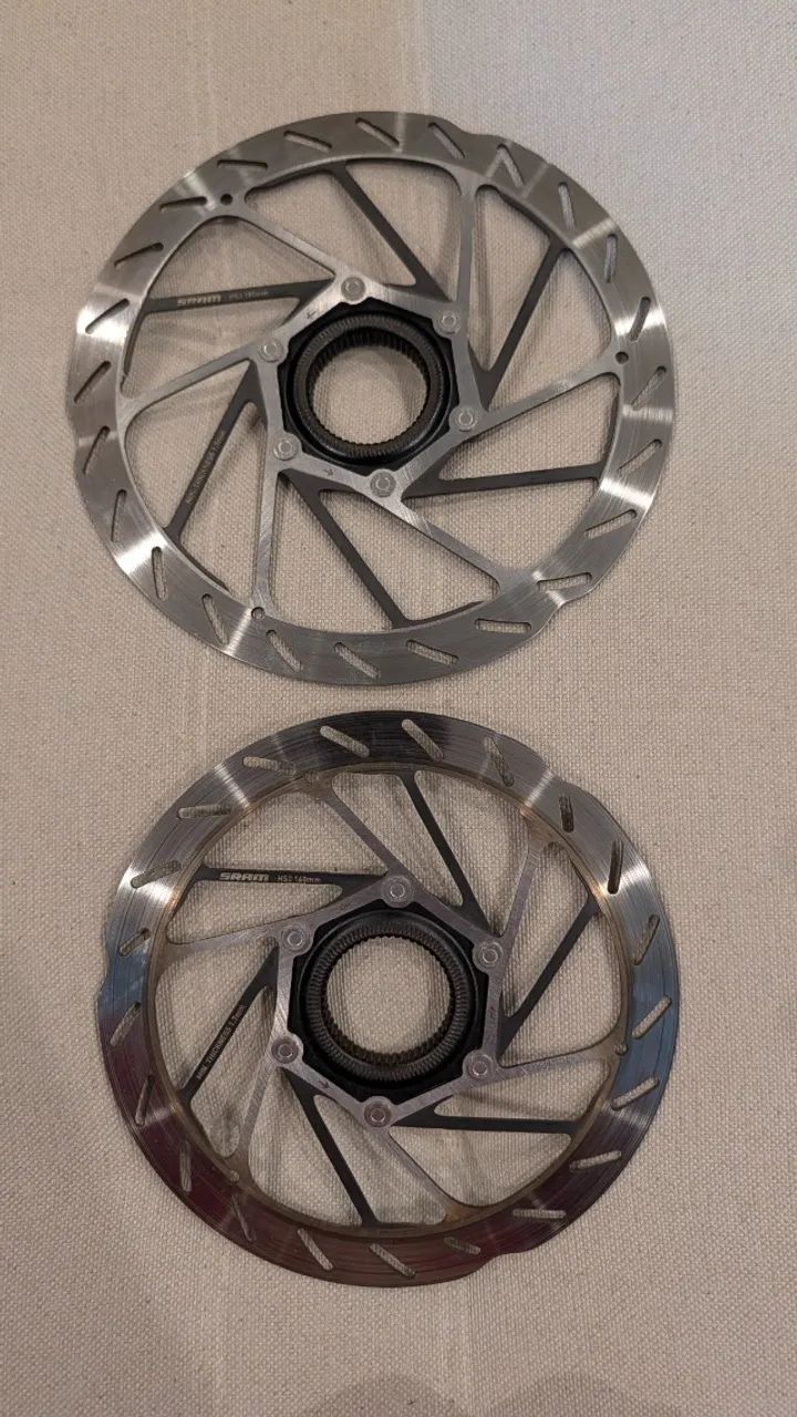 Par de disco de freio Sram HS2 160mm e 180mm- Centerlock