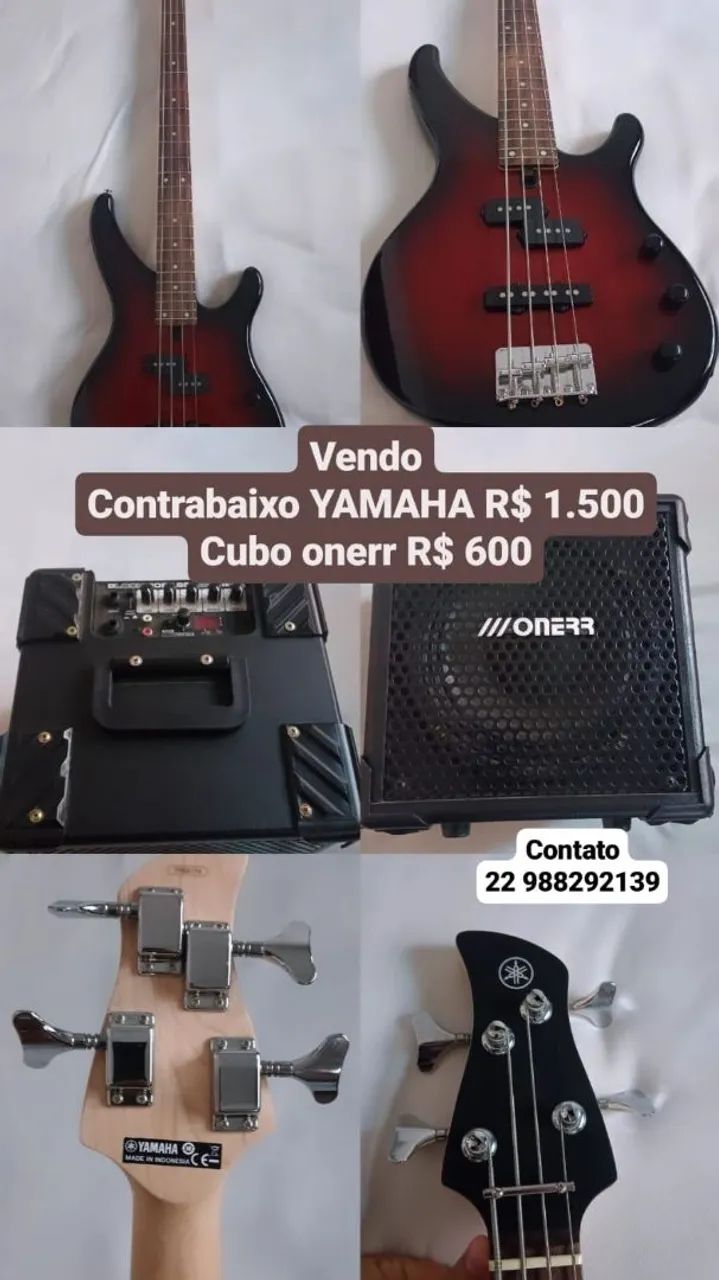 Contrabaixo e Cubo