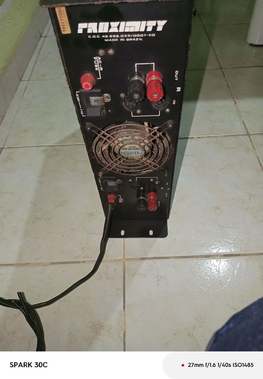 Amplificador de áudio profissional  - Foto 4
