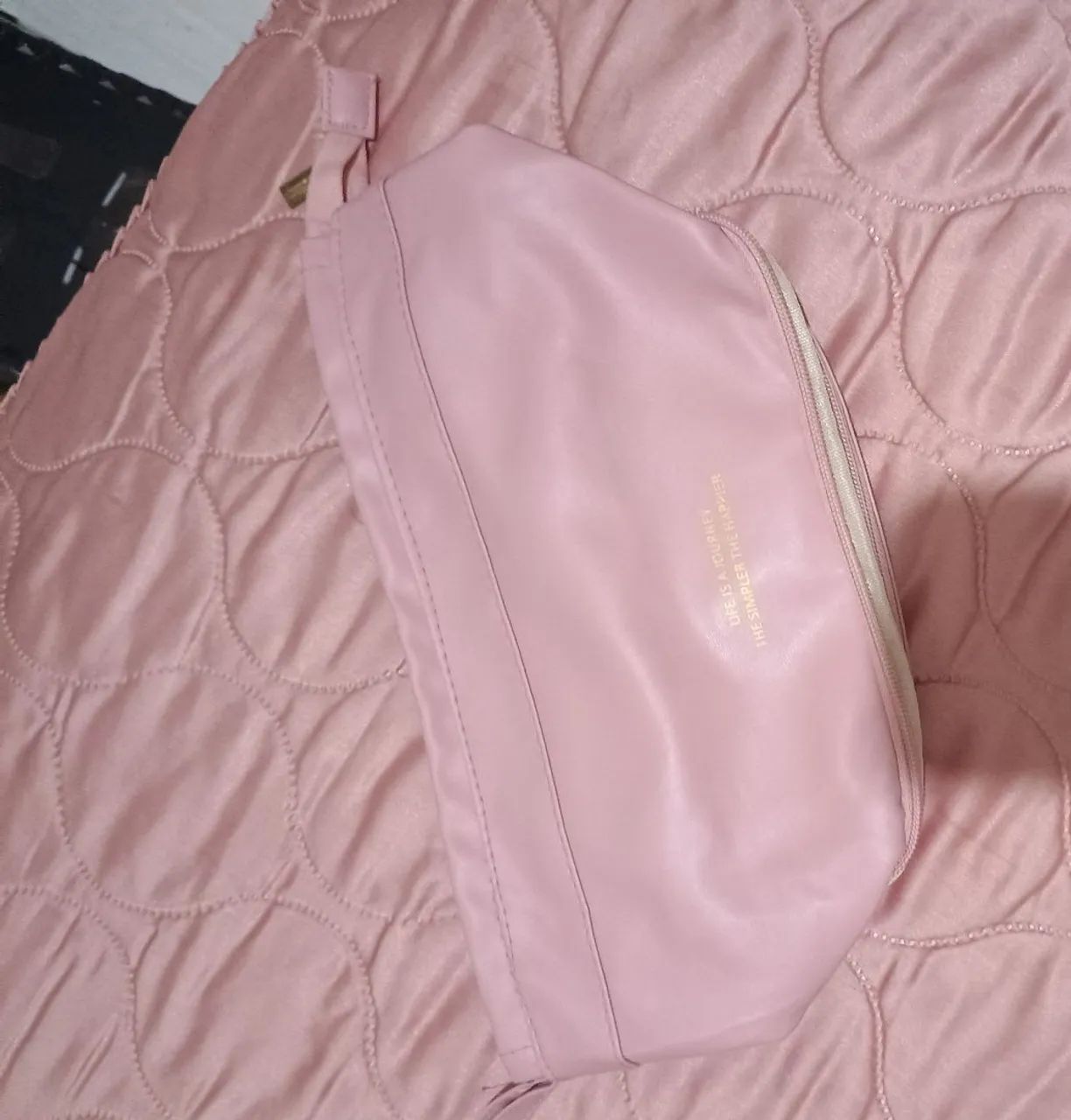 Kit 2 Necesserie (rosa e marrom)