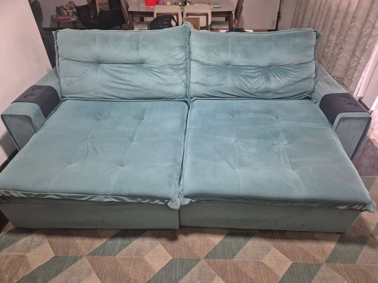 Sofá Retrátil 2,90m - Seminovo  - Foto 4