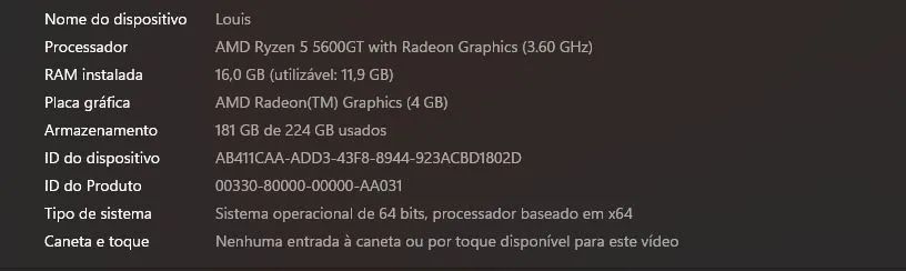 PC Gamer Ryzen 5 5600GT - Foto 3
